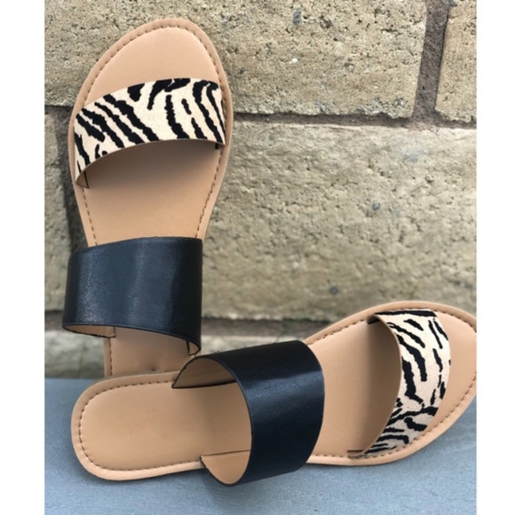 Shoes - Animal Print Sandals